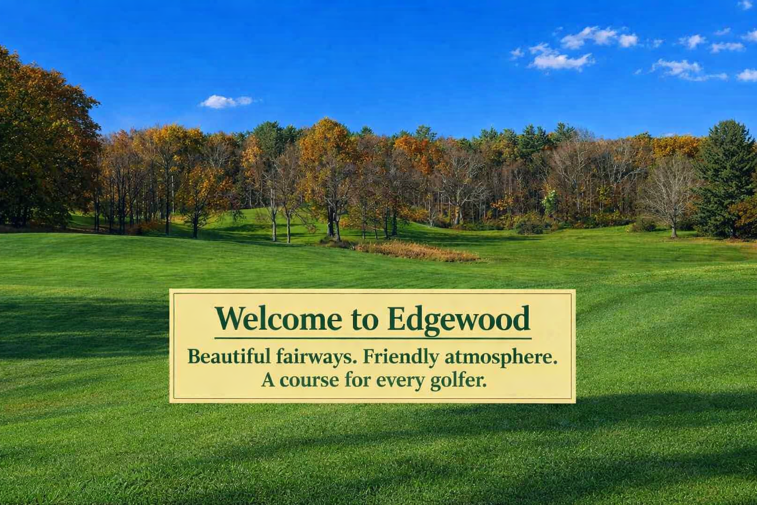 Edgewood Golf Course Hero Image